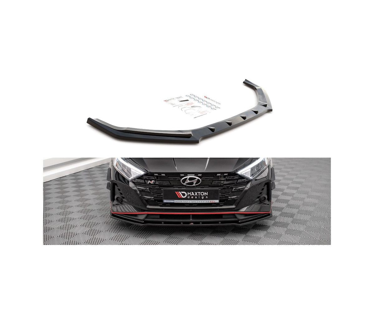 Cup Spoilerlippe V.1 für Hyundai I20N   Maxton Design