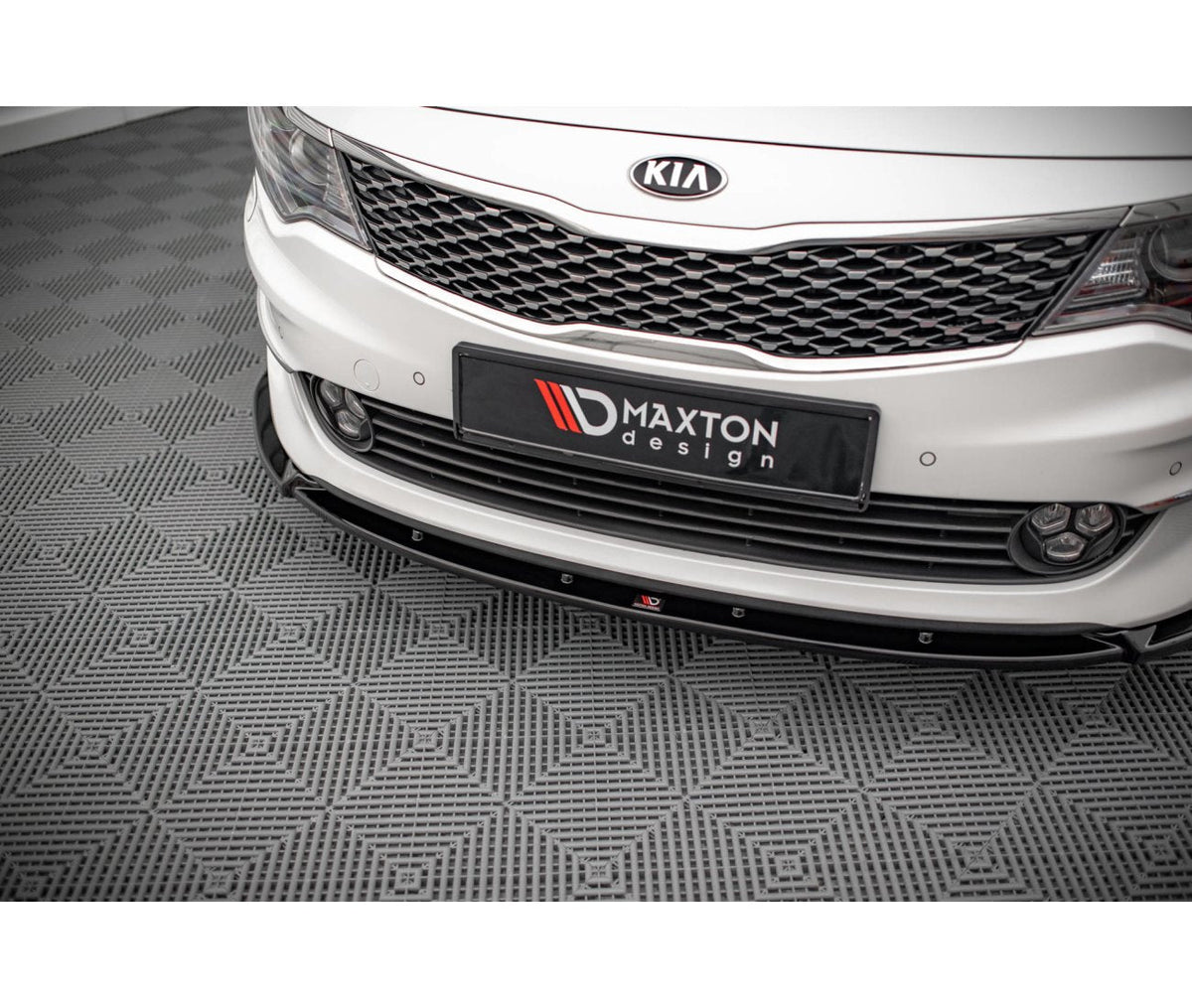 Cup Spoilerlippe Front Ansatz V.1 für Kia Optima   Maxton Design