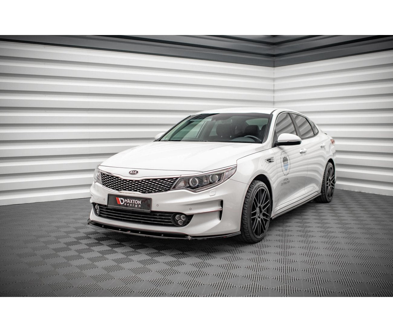 Cup Spoilerlippe Front Ansatz V.1 für Kia Optima   Maxton Design