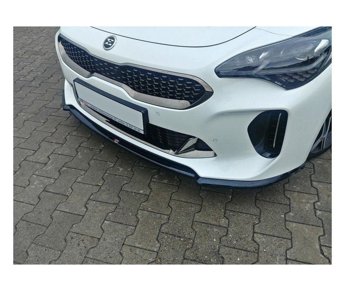 Cup Spoilerlippe Front Ansatz V.1 für Kia Stinger GT / GT-Line   Maxton Design