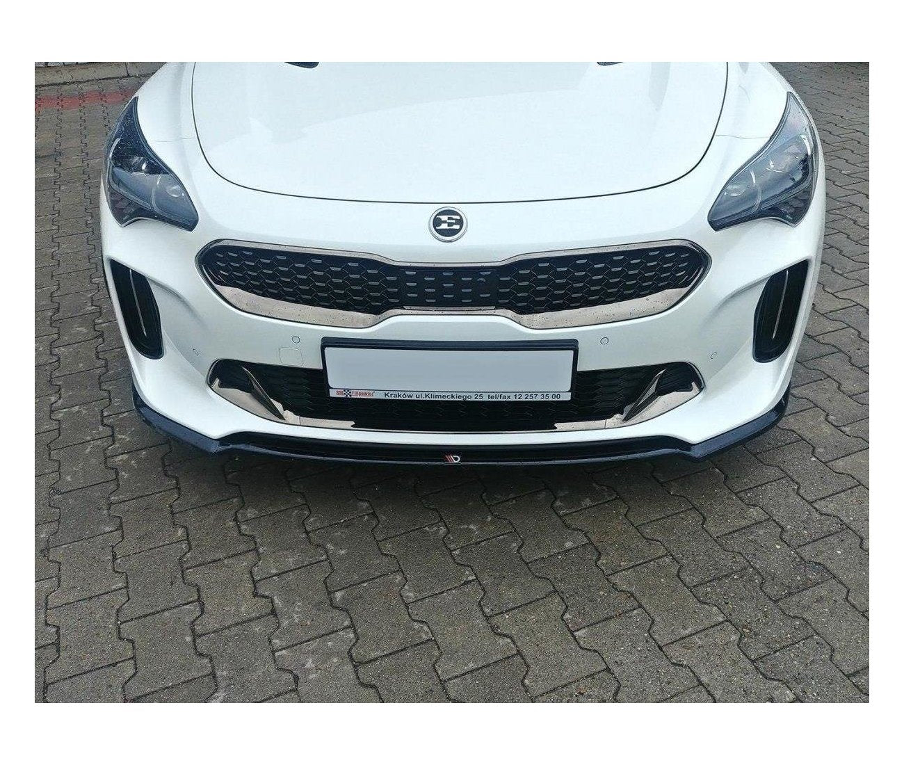 Cup Spoilerlippe Front Ansatz V.1 für Kia Stinger GT / GT-Line   Maxton Design