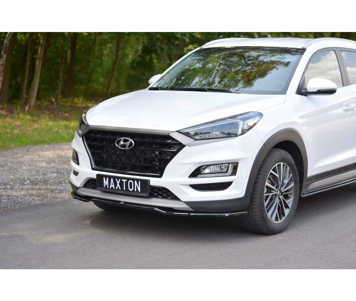 Cup Spoilerlippe Front Ansatz V.2 für Hyundai Tucson Facelift   Maxton Design
