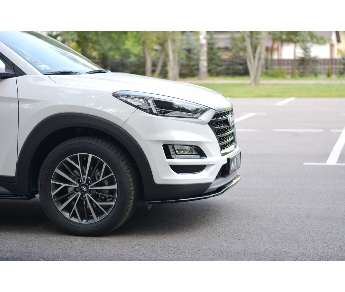 Cup Spoilerlippe Front Ansatz V.2 für Hyundai Tucson Facelift   Maxton Design