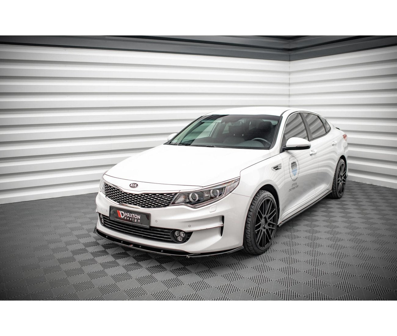Cup Spoilerlippe Front Ansatz V.2 für Kia Optima   Maxton Design