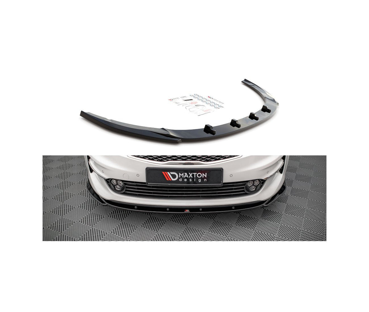 Cup Spoilerlippe Front Ansatz V.2 für Kia Optima   Maxton Design