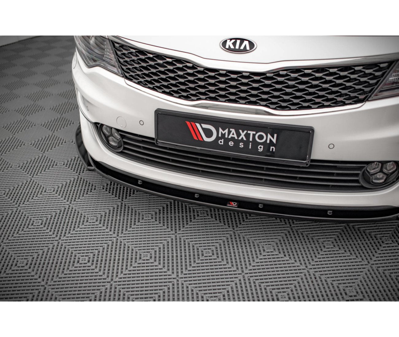 Cup Spoilerlippe Front Ansatz V.2 für Kia Optima   Maxton Design