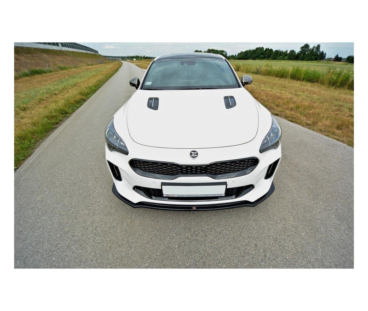 Cup Spoilerlippe Front Ansatz V.2 für Kia Stinger GT / GT-Line   Maxton Design