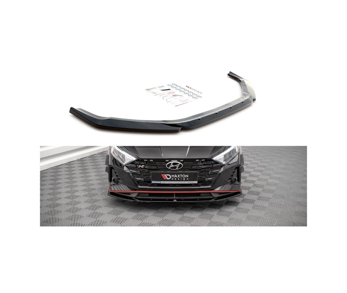 Cup Spoilerlippe V.3 für Hyundai I20N   Maxton Design