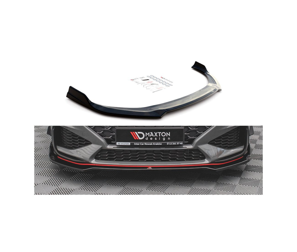 Frontlippe V.3 für Hyundai I30N + N-Line Facelift   Maxton Design