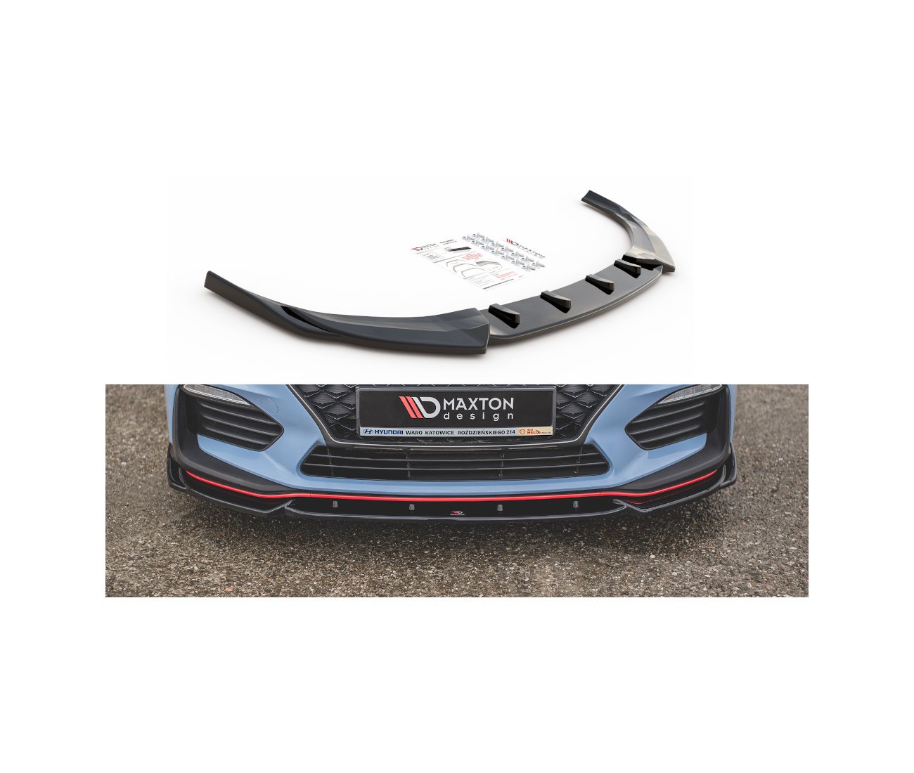 Frontlippe V.5 für Hyundai I30N   Maxton Design