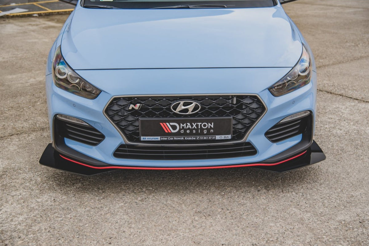 Front Stoßstangen Racing Flaps für Hyundai I30N   Maxton Design