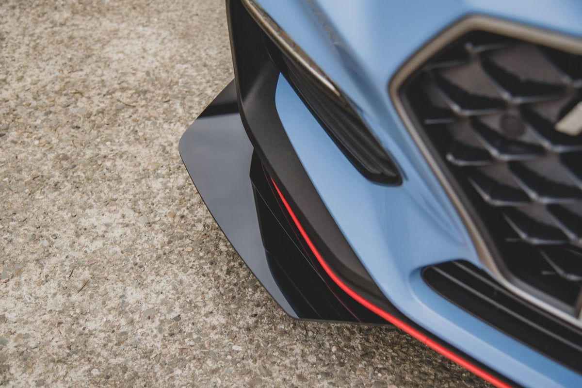 Front Stoßstangen Racing Flaps für Hyundai I30N   Maxton Design