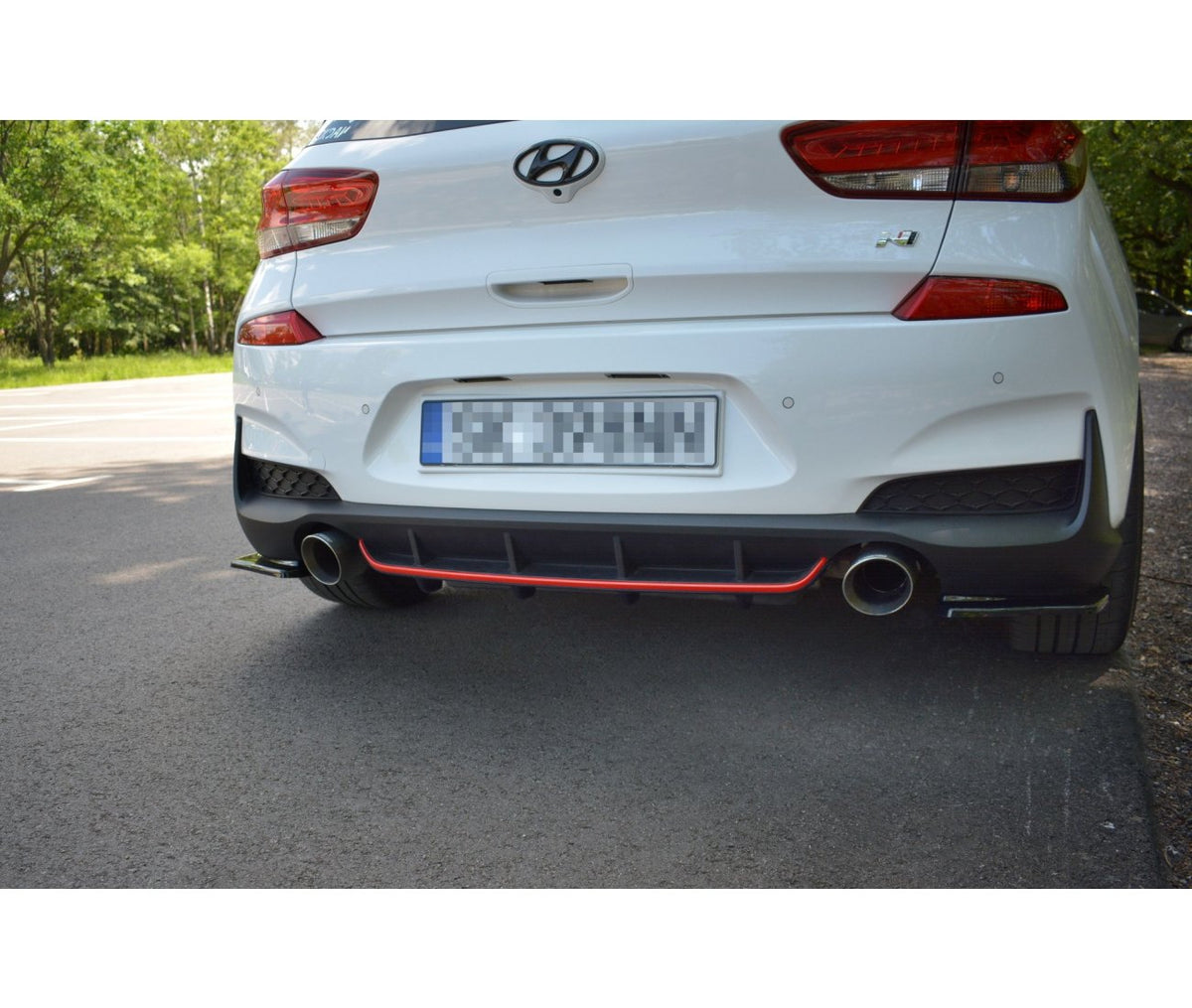 Heck Diffusor für Hyundai I30N Hatchback   Maxton Design