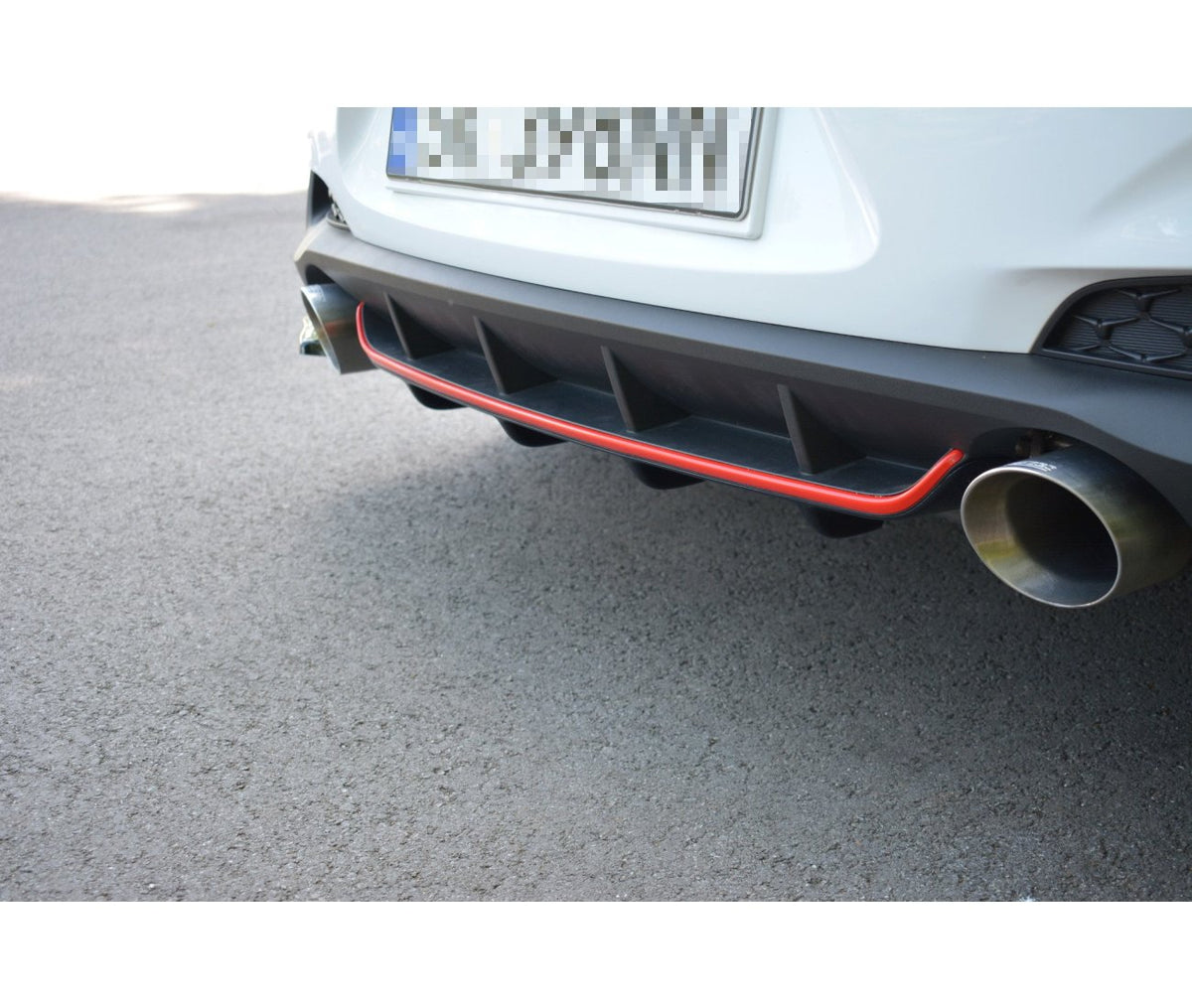 Heck Diffusor für Hyundai I30N Hatchback   Maxton Design