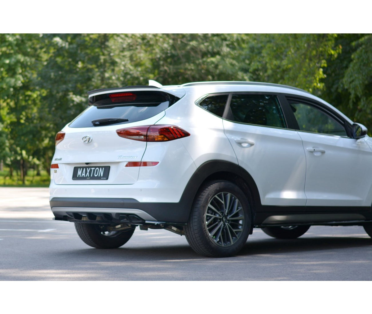 Heck Ansatz Diffusor für Hyundai Tucson Facelift   Maxton Design