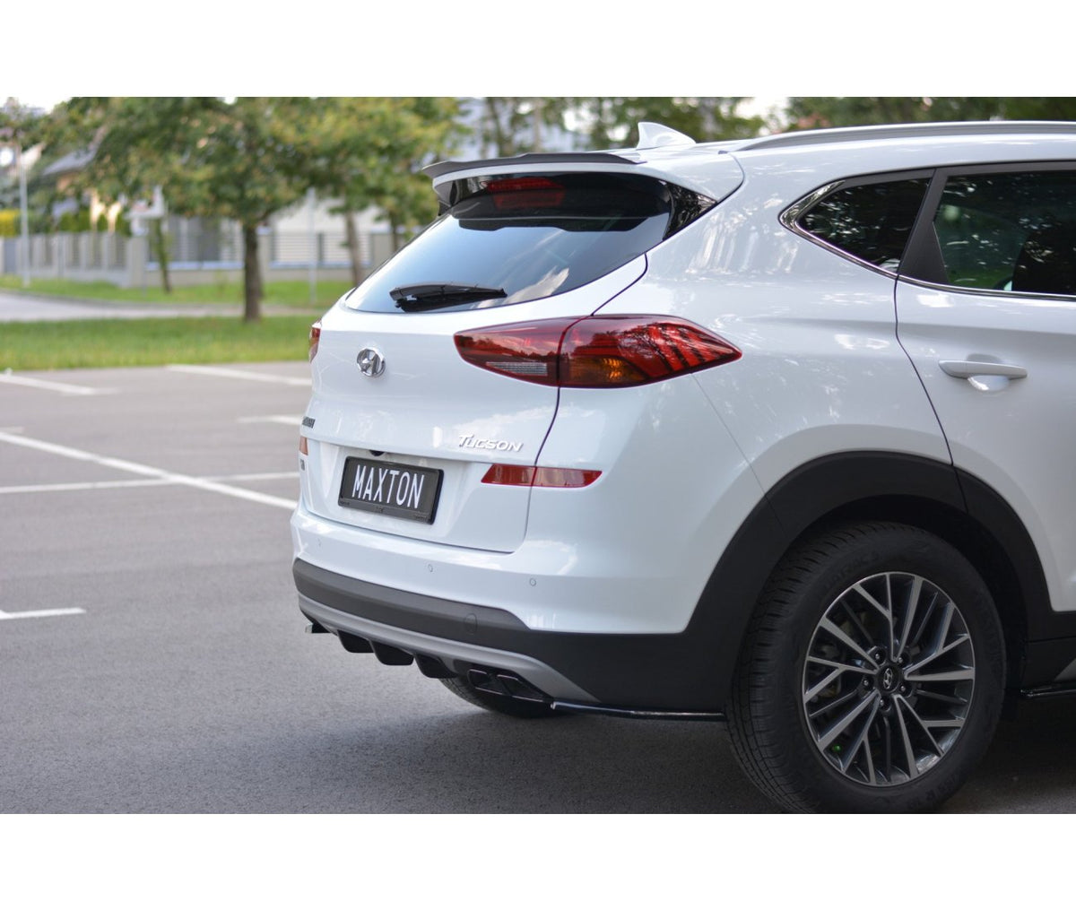 Heck Ansatz Diffusor für Hyundai Tucson Facelift   Maxton Design