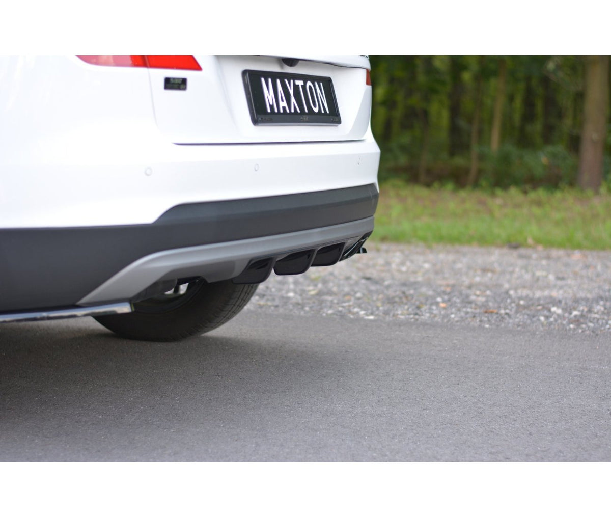 Heck Ansatz Diffusor für Hyundai Tucson Facelift   Maxton Design