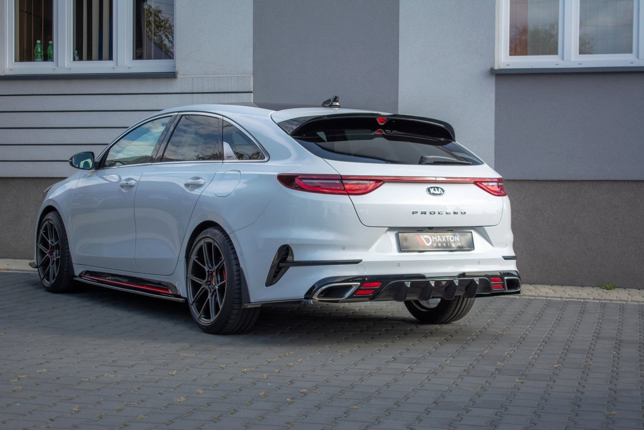 Heck Ansatz Diffusor für Kia ProCeed GT Mk 3   Maxton Design