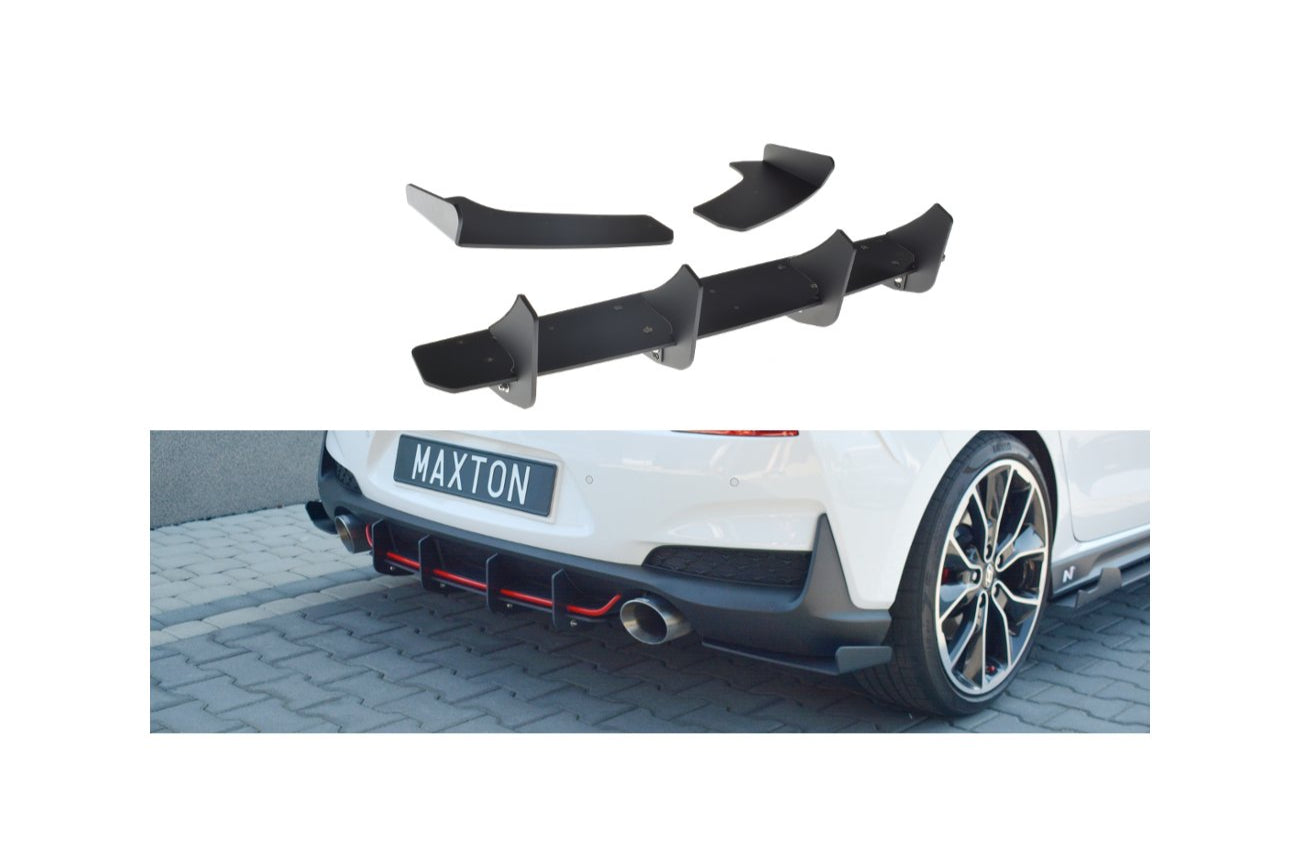 Heck Diffusor Heckschürze für Hyundai I30N Hatchback   Maxton Design