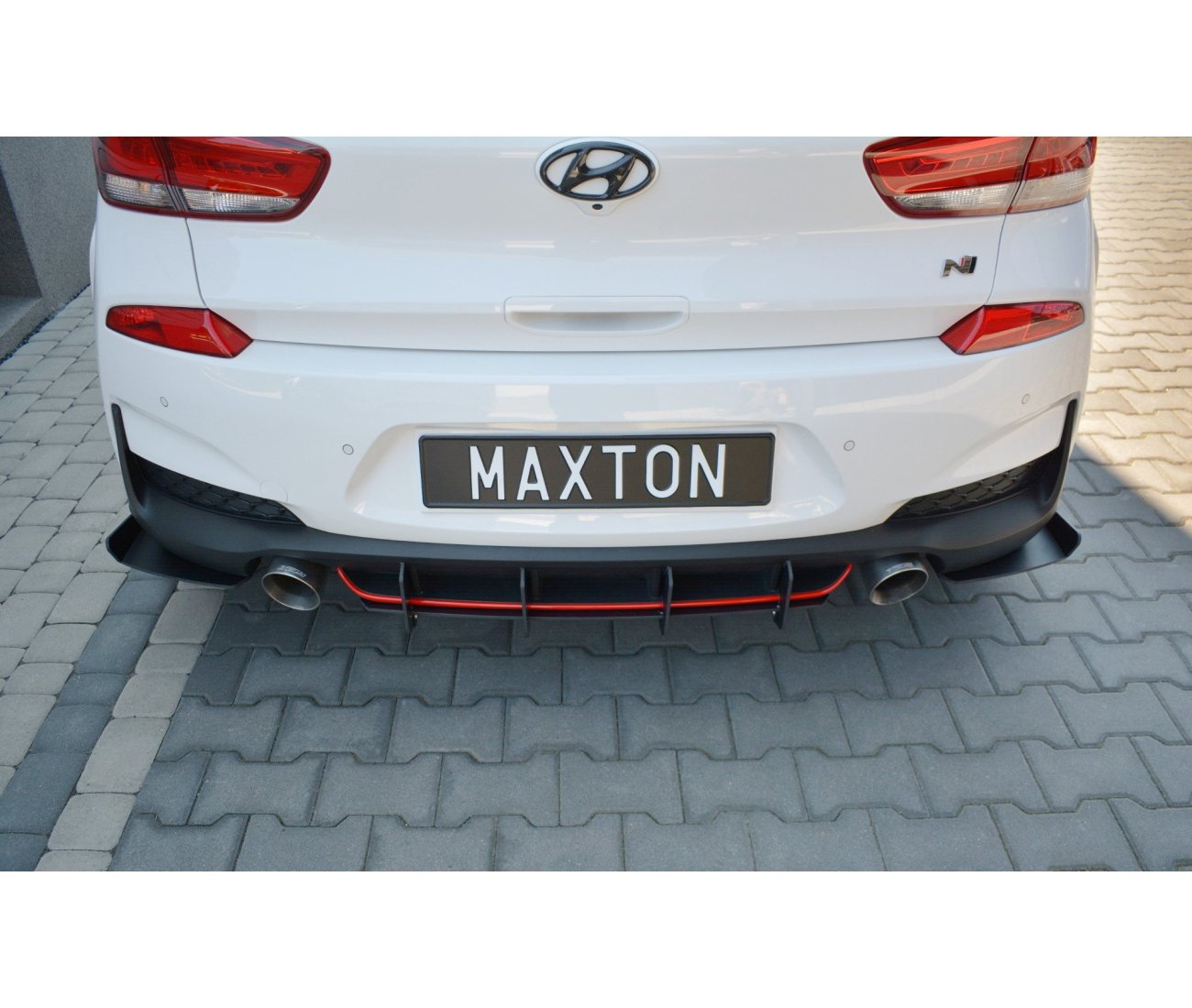 Heck Diffusor Heckschürze für Hyundai I30N Hatchback   Maxton Design