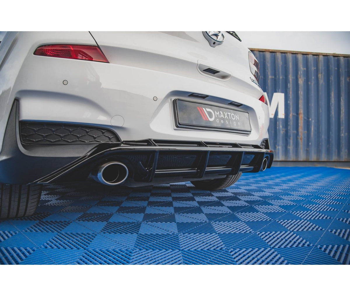 Heck Diffusor V.3 für Hyundai I30N Hatchback   Maxton Design