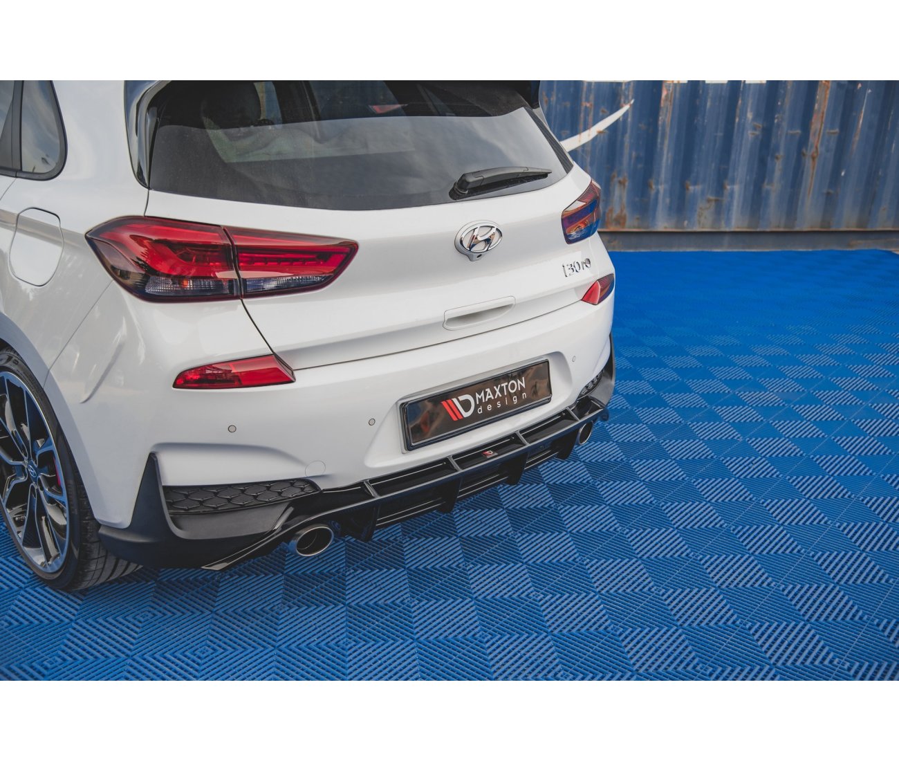 Heck Diffusor V.3 für Hyundai I30N Hatchback   Maxton Design