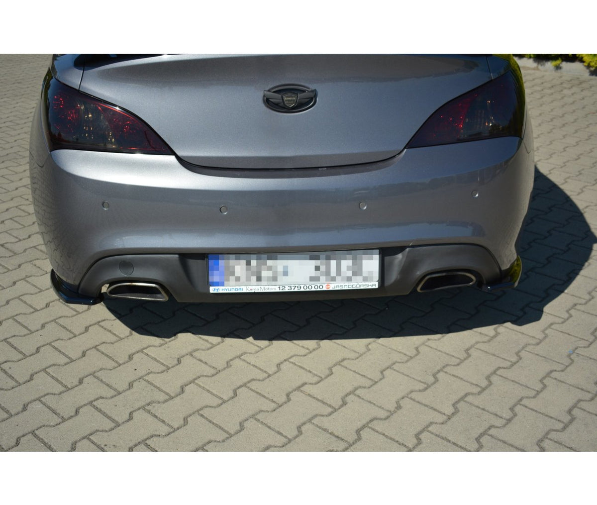 Heck Ansatz Flaps Diffusor für Hyundai Genesis Coupe   Maxton Design