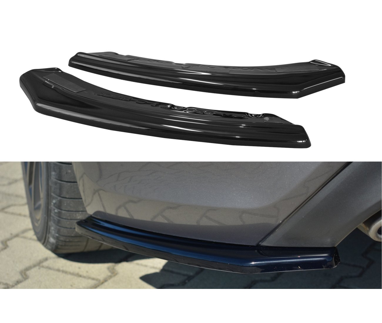 Heck Ansatz Flaps Diffusor für Hyundai Genesis Coupe   Maxton Design