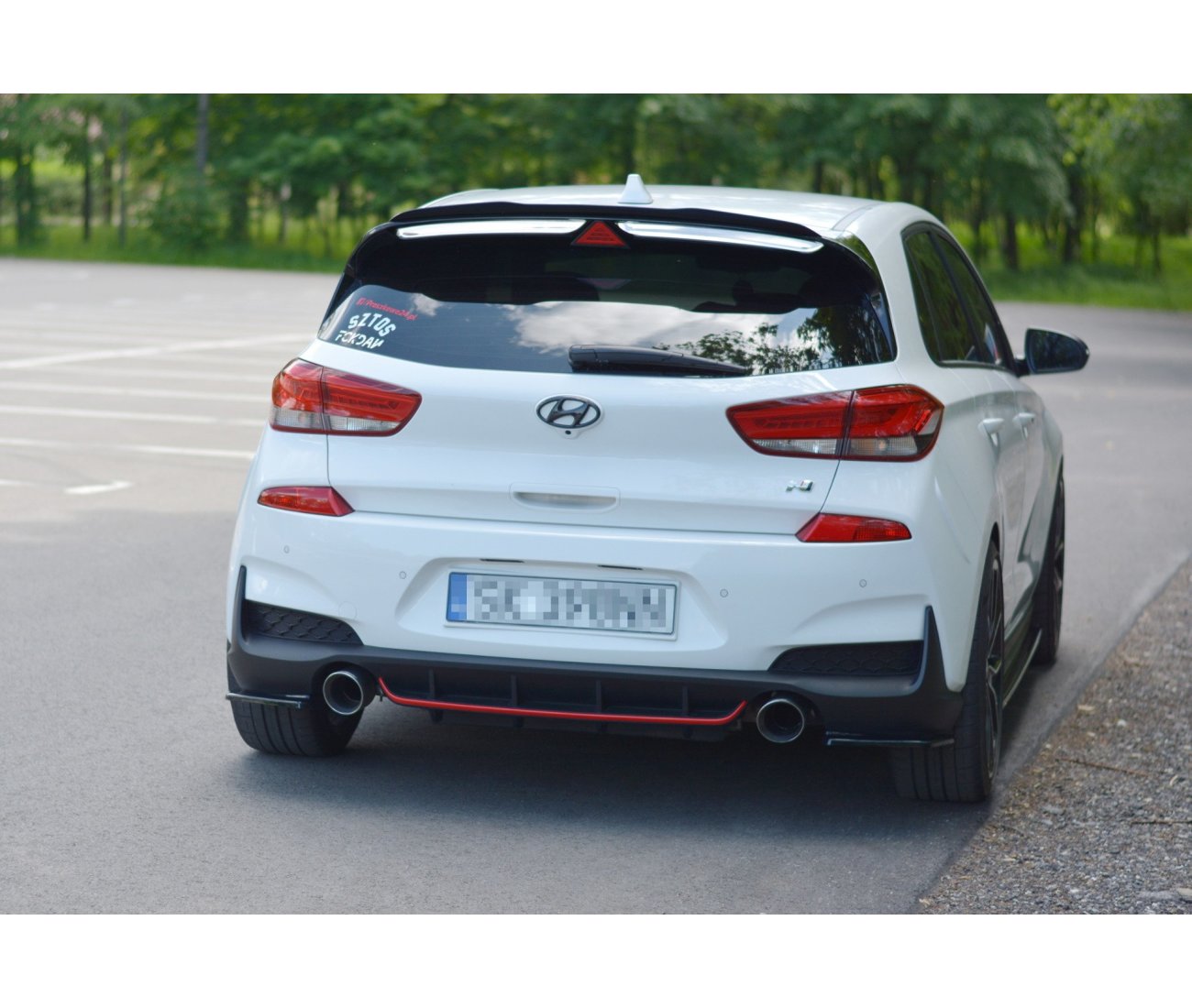 Heck Flaps für Hyundai I30N Hatchback   Maxton Design