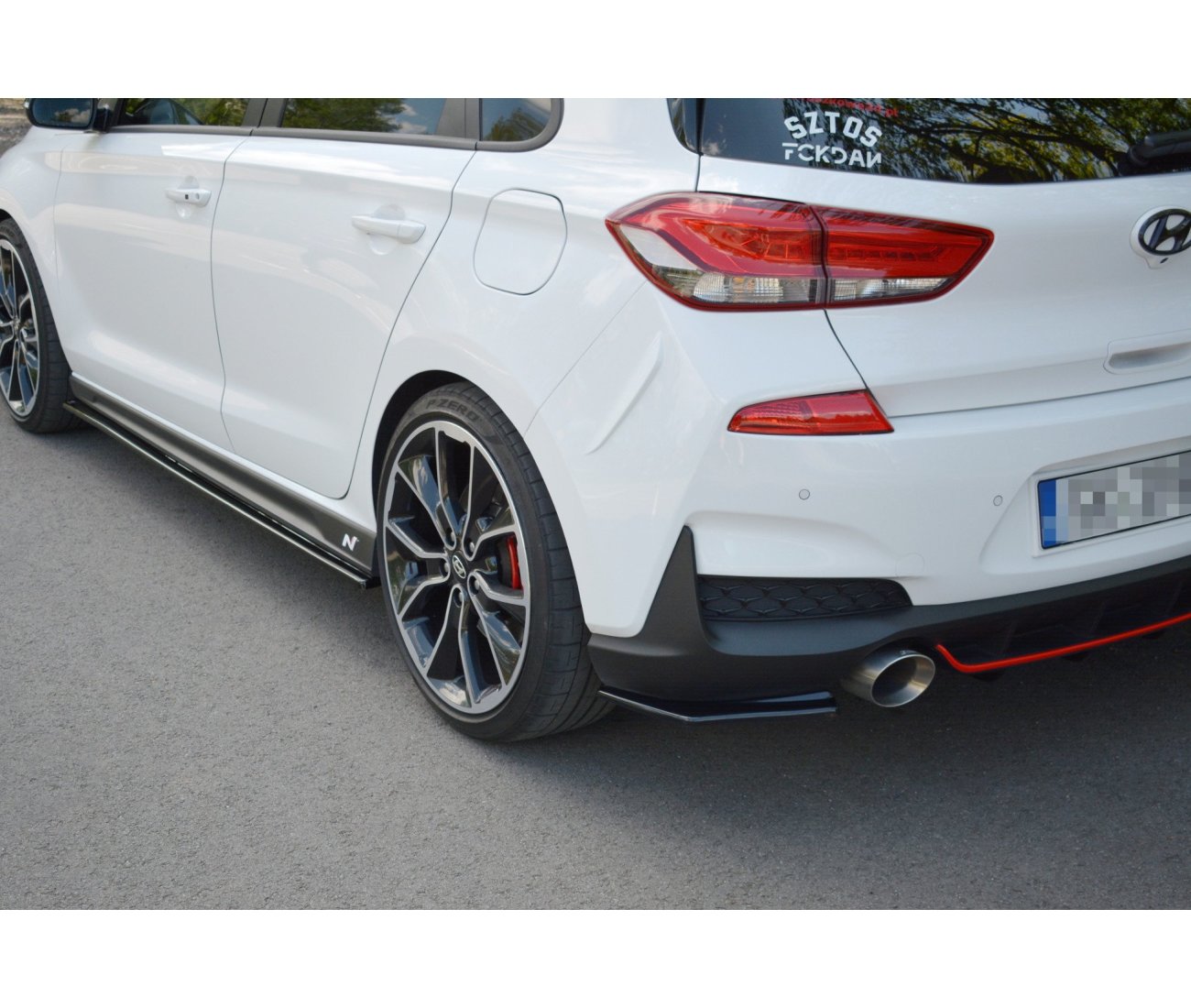 Heck Flaps für Hyundai I30N Hatchback   Maxton Design
