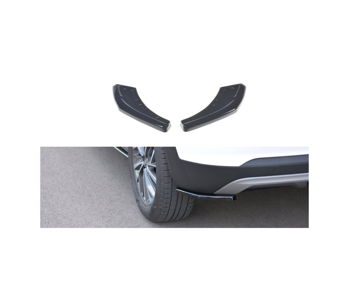 Heck Ansatz Flaps Diffusor für Hyundai Tucson Facelift   Maxton Design