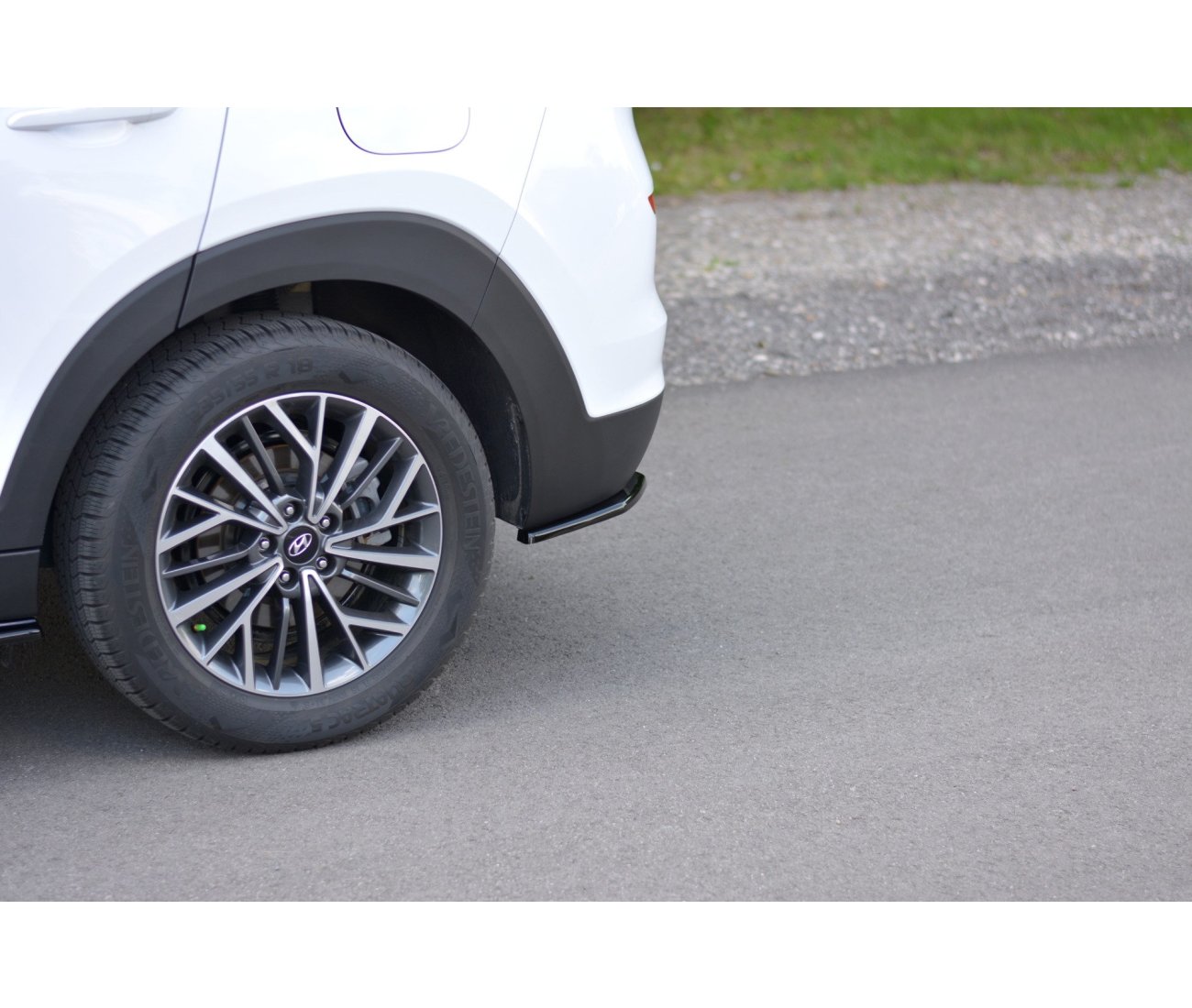 Heck Ansatz Flaps Diffusor für Hyundai Tucson Facelift   Maxton Design
