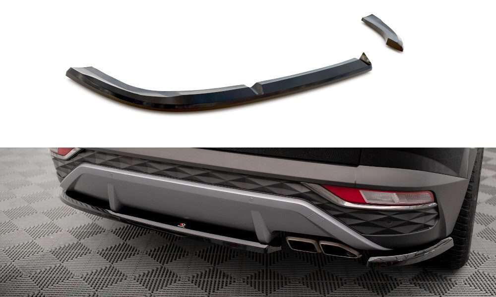 Heck Ansatz Flaps Diffusor für Hyundai Tucson NX4   Maxton Design