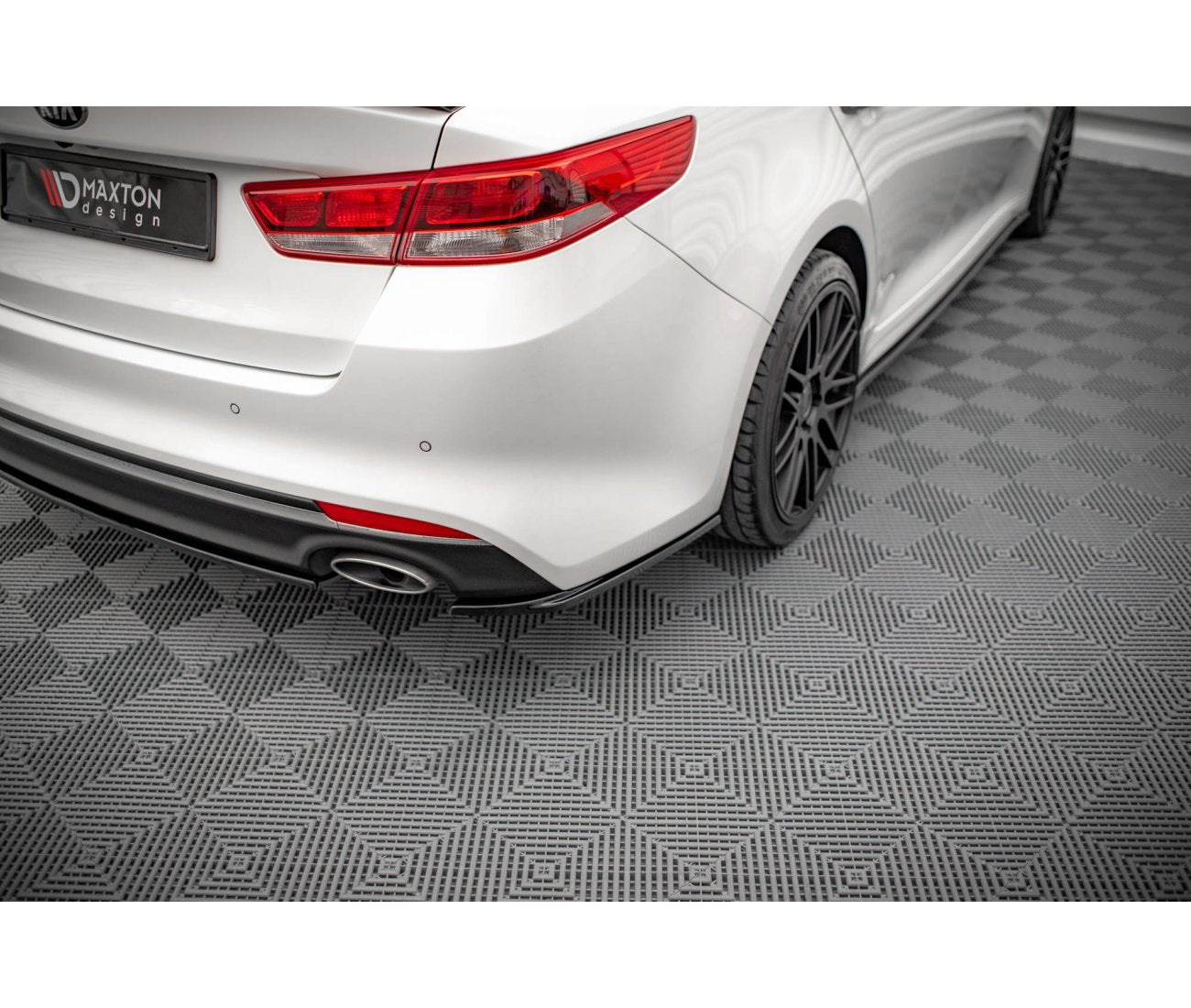 Heck Ansatz Flaps Diffusor für Kia Optima   Maxton Design