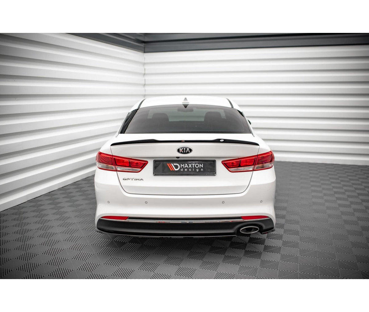 Heck Ansatz Flaps Diffusor für Kia Optima   Maxton Design