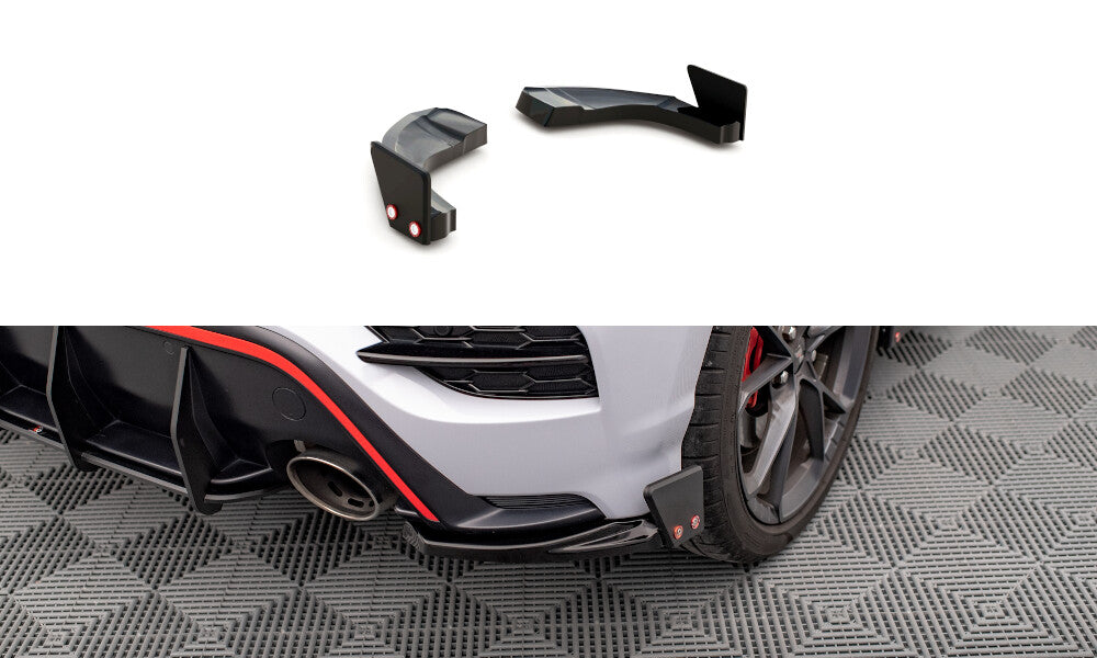 Heck Flaps V.1 + Flaps für Hyundai Kona N   Maxton Design