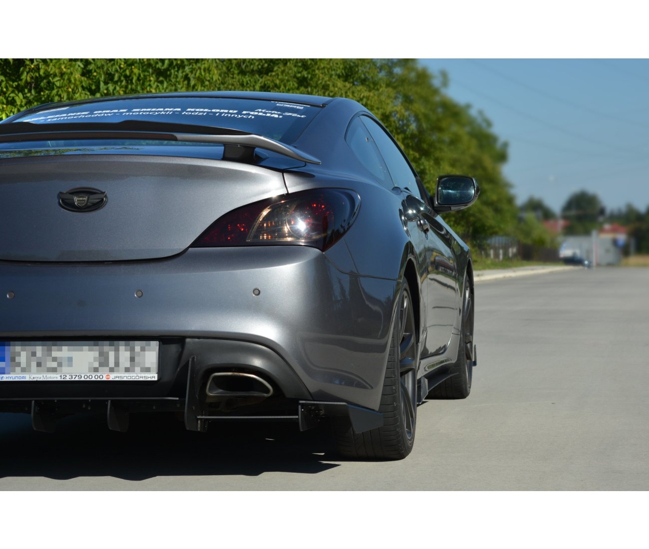 Heck Spoiler Aufsatz Abrisskante für Hyundai Genesis Coupe   Maxton Design