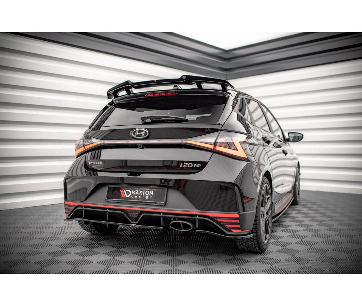 Heck Spoiler Aufsatz Abrisskante  für Hyundai I20N   Maxton Design