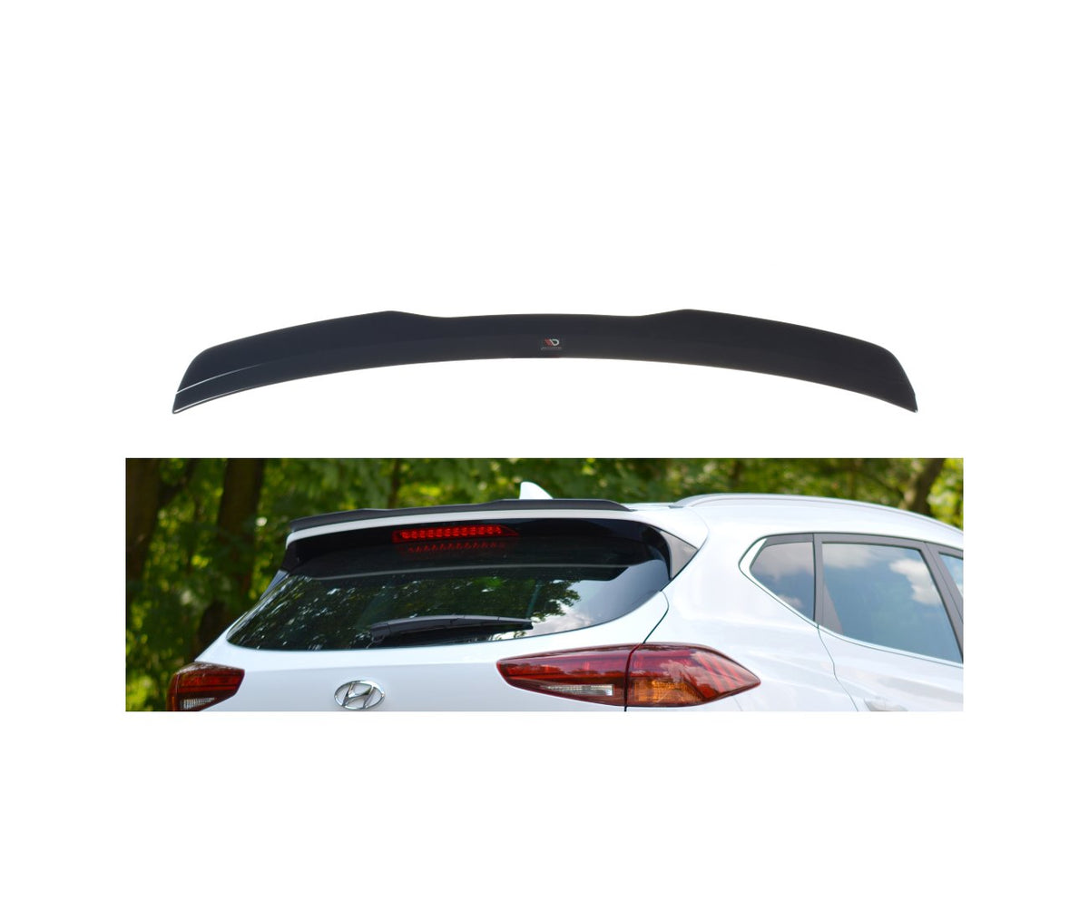 Heck Spoiler Aufsatz Abrisskante für Hyundai Tucson Facelift   Maxton Design