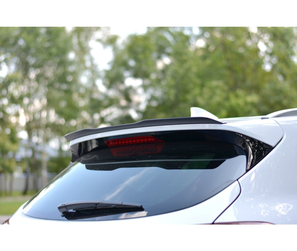Heck Spoiler Aufsatz Abrisskante für Hyundai Tucson Facelift   Maxton Design
