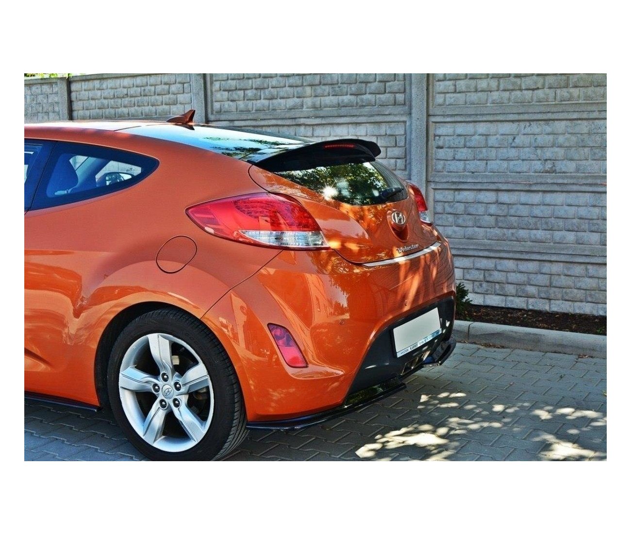 Heck Spoiler Aufsatz Abrisskante für Hyundai Veloster   Maxton Design