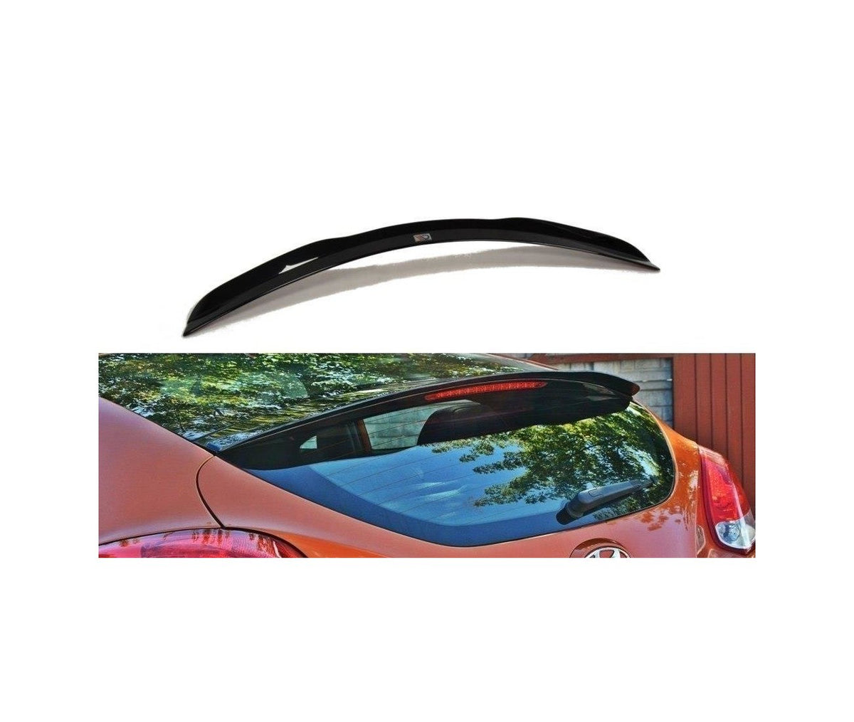 Heck Spoiler Aufsatz Abrisskante für Hyundai Veloster   Maxton Design
