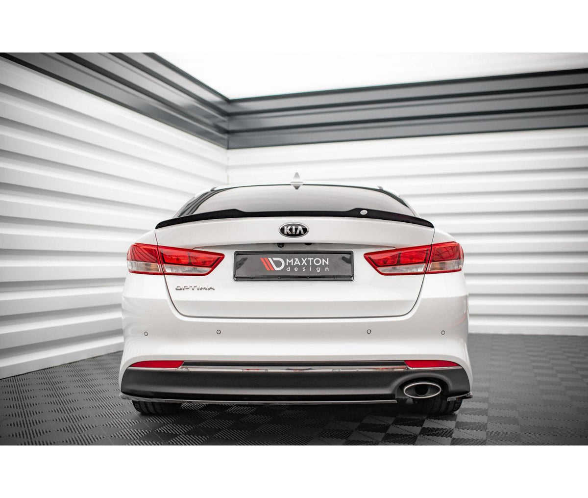 Heck Spoiler Aufsatz Abrisskante für Kia Optima   Maxton Design