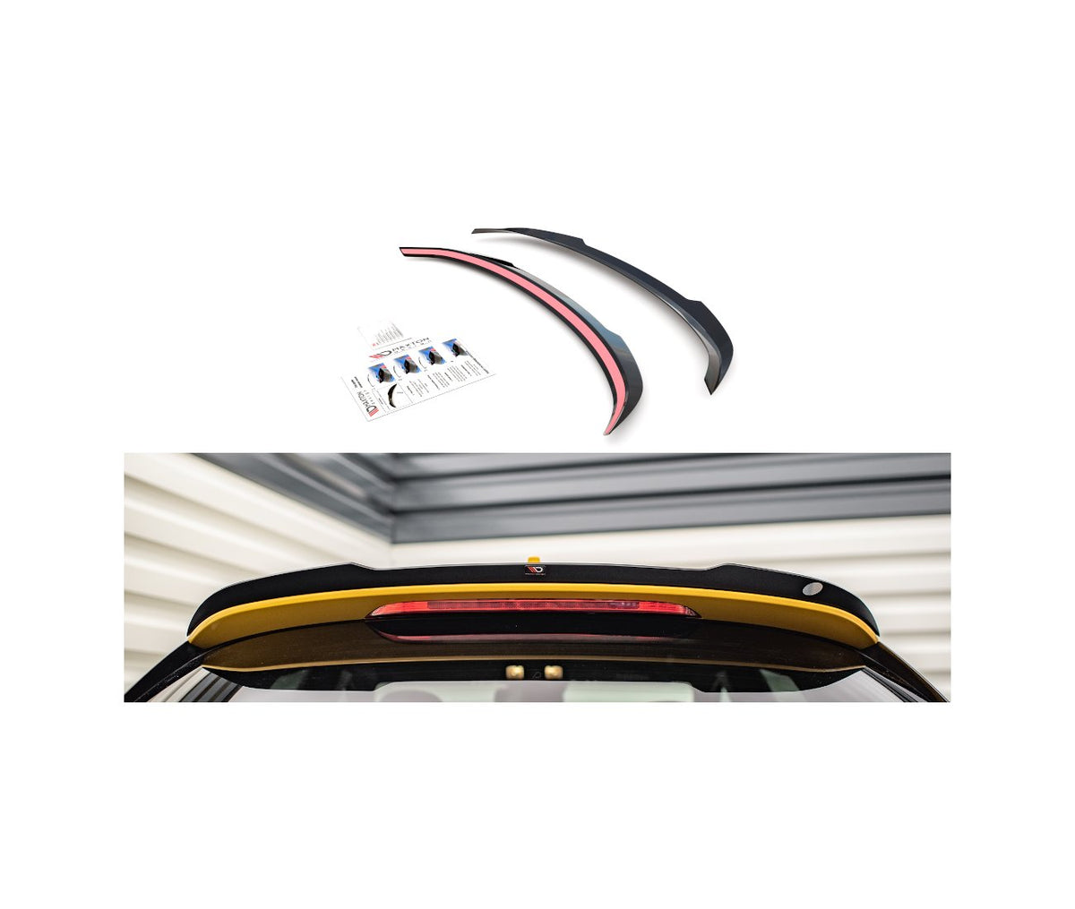 Heckspoiler Aufsatz Abrisskante für Kia XCeed   Maxton Design