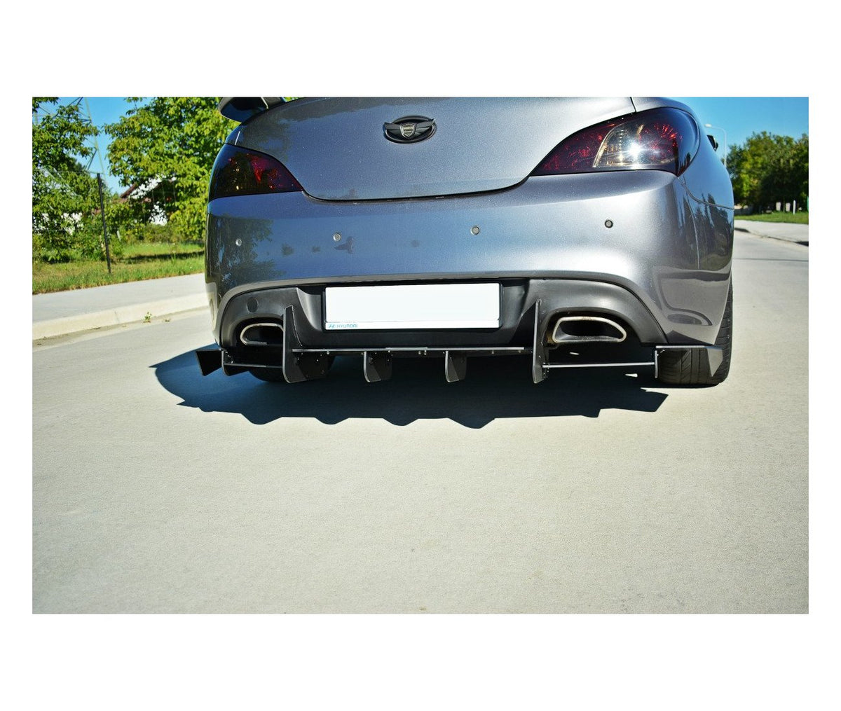 Heckschürze für Hyundai Genesis Coupe   Maxton Design