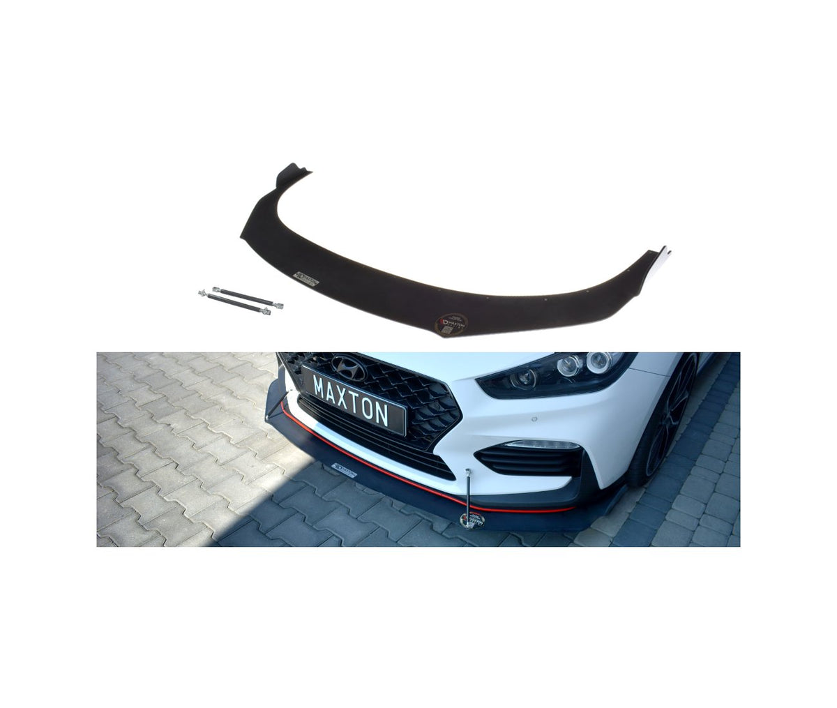 Hybrid Racing Cup Spoilerlippe für Hyundai I30N   Maxton Design
