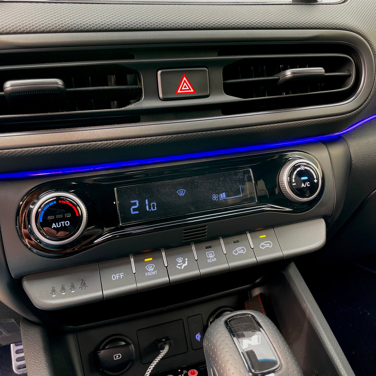 Schutzfolie Klimadisplay für Hyundai Kona N   NTECHNIKS