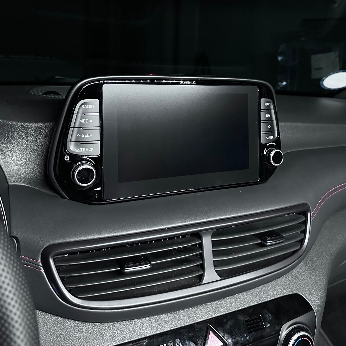 NTECHNIKS Displayschutz Navi Panzerglas für Hyundai Tucson   NTECHNIKS