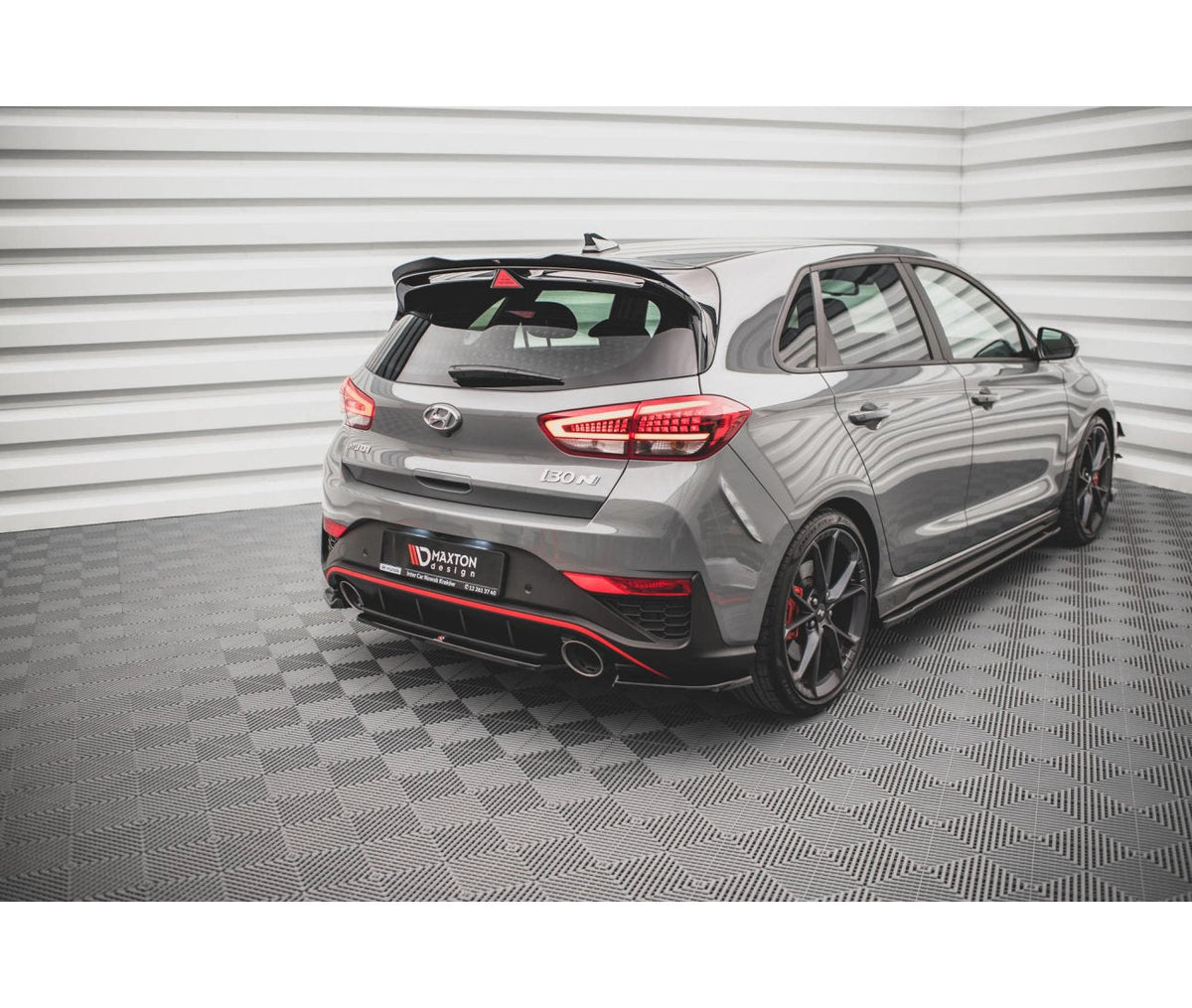 Mittlerer Cup Diffusor für Hyundai I30N Hatchback Facelift   Maxton Design