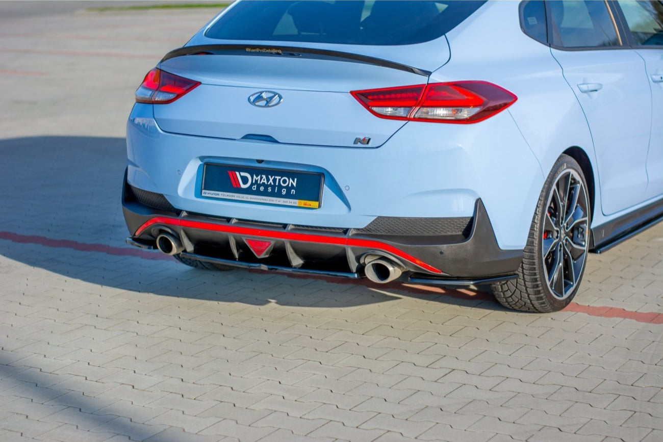 Mittlerer Cup Diffusor Heck für Hyundai I30N Fastback   Maxton Design